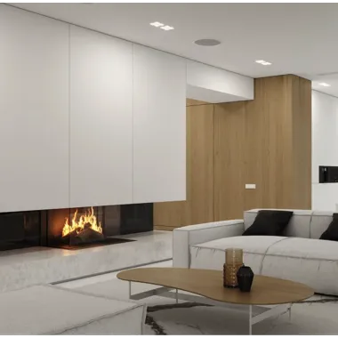 LUPO S Kominek wolnostojący jednostronny czarny 6,5 kW / LUPO S