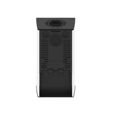 LUPO S Kominek wolnostojący jednostronny (białe panele boczne) 6,5 kW / LUPO S-W