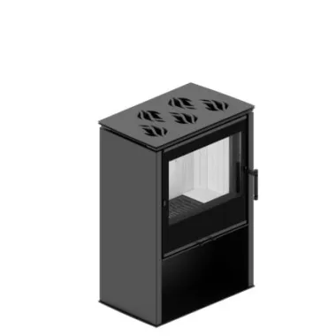 LUPO M Kominek wolnostojący z płyta grzewczą 8,7 kW / LUPO M-CP