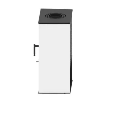 LUPO M Kominek wolnostojący (białe panele boczne) 8,7 kW / LUPO M-W