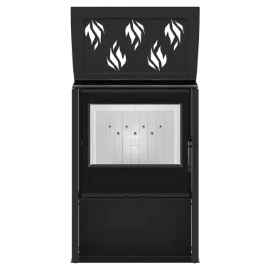 LUPO M Kominek wolnostojący z płyta grzewczą 8,7 kW / LUPO M-CP