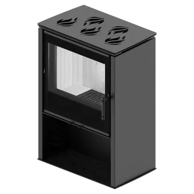 LUPO M Kominek wolnostojący z płyta grzewczą 8,7 kW / LUPO M-CP