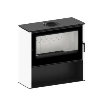 LUPO L Kominek wolnostojący białe panele boczne) 11 kW / LUPO L-W