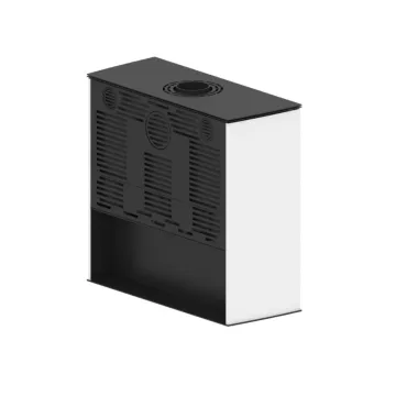 LUPO L Kominek wolnostojący białe panele boczne) 11 kW / LUPO L-W