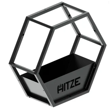 Hitze Stojak na drewno wiszący (logo Hitze) / HEXAGON HITZE