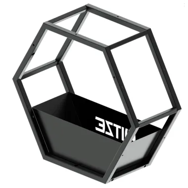 Hitze Stojak na drewno wiszący (logo Hitze) / HEXAGON HITZE
