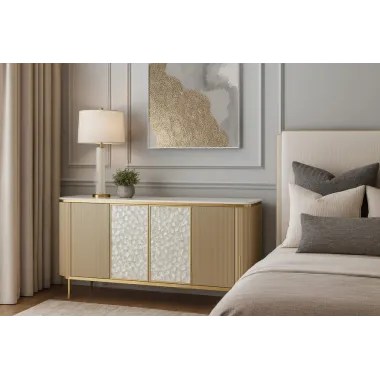 Livin Hill STILIG ST909 Komoda perłowe złoto 160 x 90 x 40cm / ST909