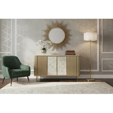 Livin Hill STILIG ST909 Komoda perłowe złoto 160 x 90 x 40cm / ST909