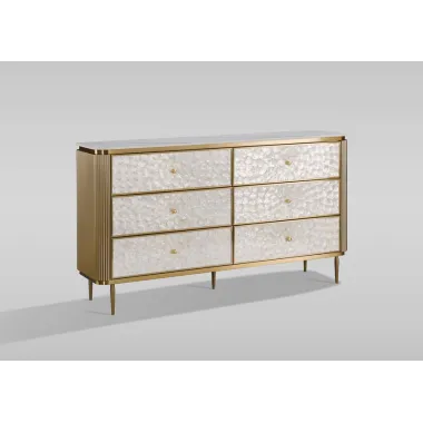 Livin Hill STILIG ST910 Komoda perłowe złoto 160 x 90 x 40cm / ST910