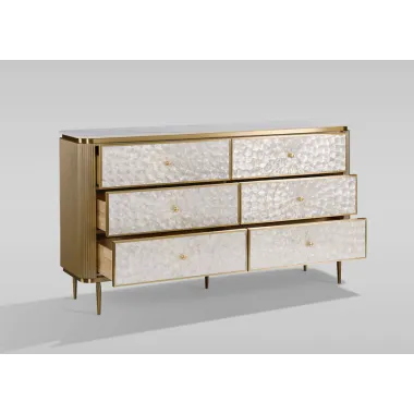 Livin Hill STILIG ST910 Komoda perłowe złoto 160 x 90 x 40cm / ST910