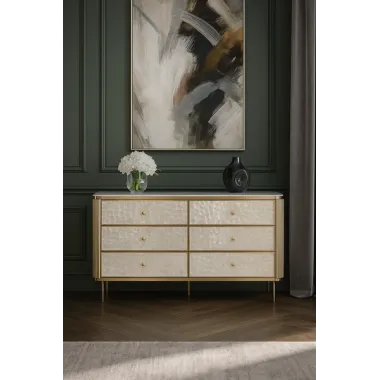 Livin Hill STILIG ST910 Komoda perłowe złoto 160 x 90 x 40cm / ST910