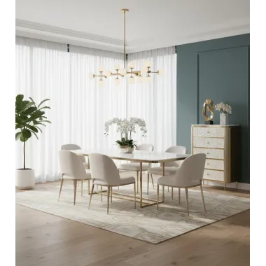 Livin Hill STILIG ST911 Komoda perłowe złoto 80 x 120 x 40cm / ST911