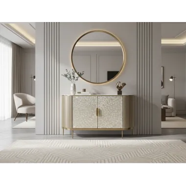 Livin Hill STILIG Komoda perłowe złoto 150cm / ST906