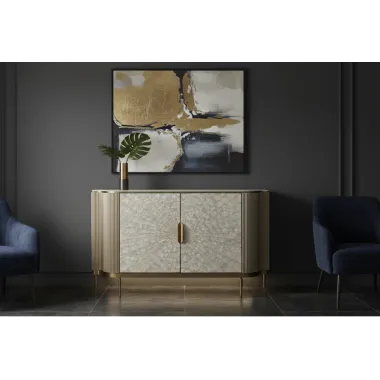 Livin Hill STILIG Komoda perłowe złoto 150cm / ST906