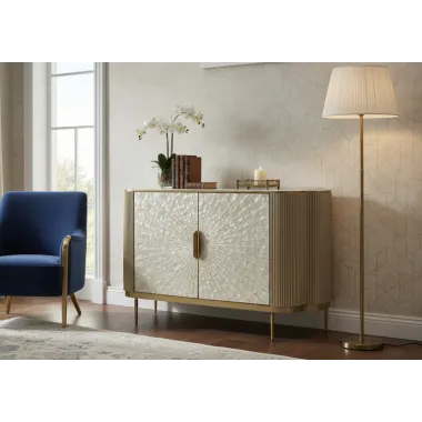 Livin Hill STILIG Komoda perłowe złoto 150cm / ST906