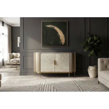 Livin Hill STILIG Komoda perłowe złoto 150cm / ST906