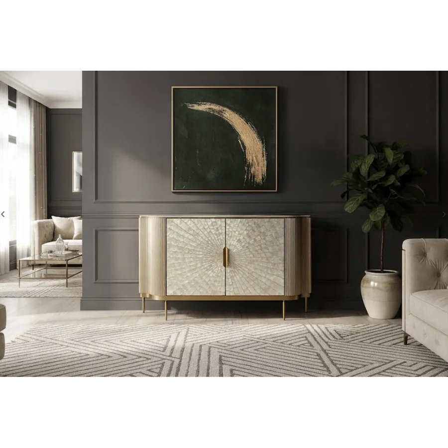 Livin Hill STILIG Komoda perłowe złoto 150cm / ST906