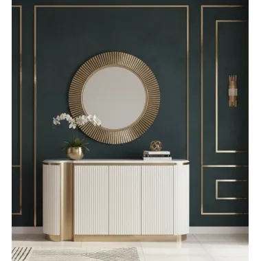 Livin Hill Komoda STILIG białe ecru MDF 158cm / ST917F