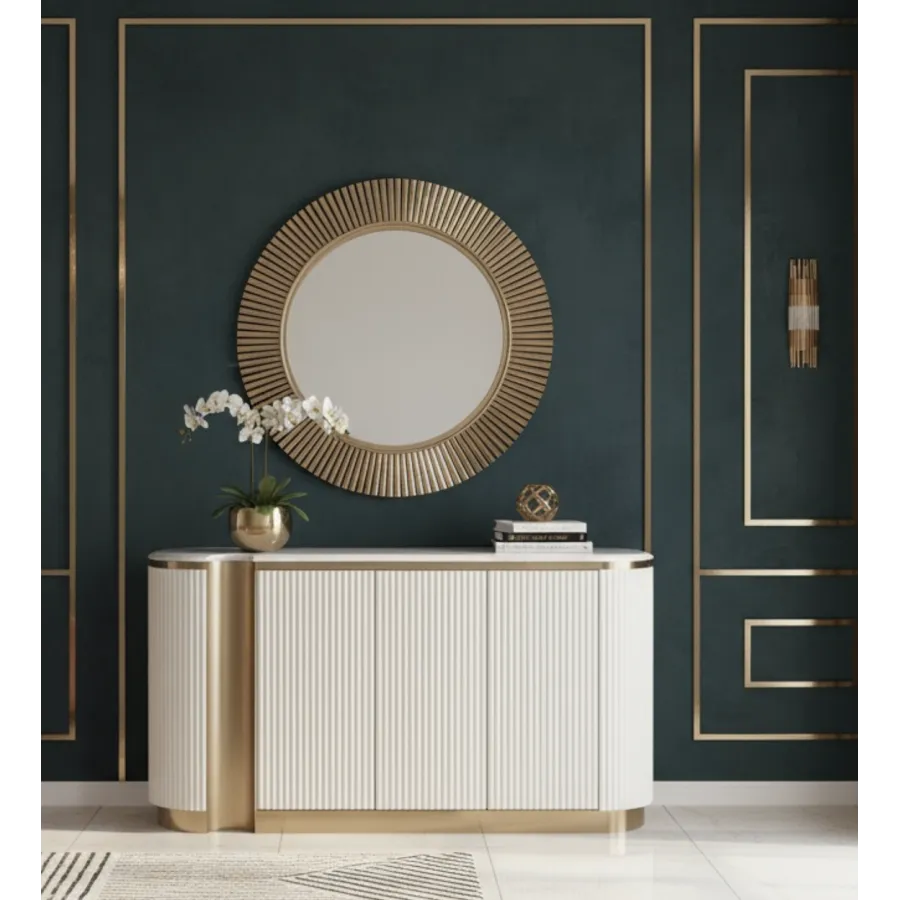 Livin Hill Komoda STILIG białe ecru MDF 158cm / ST917F