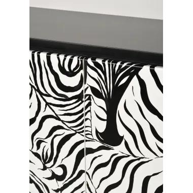 Livin Hill Stilig ST011 Komoda czarno biała MDF 183 x 90 x 40cm