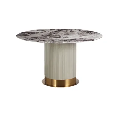 Livin Hill Stilig ST918B Stół kremowy marmurowy blat Ø 135 x 76cm