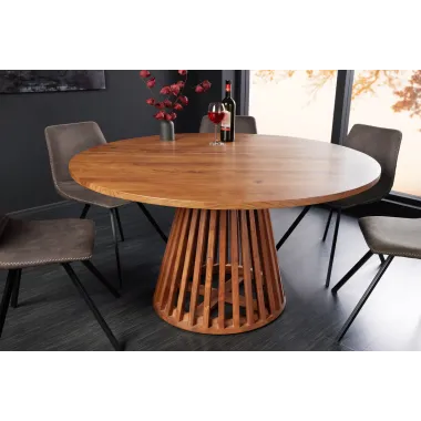 Invicta Stół do jadalni MAISON JADE akacja Ø 140cm / 44820