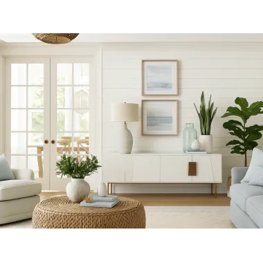 Livin Hill Stilig ST101A Komoda RTV biała MDF 200 x 60 x 40cm