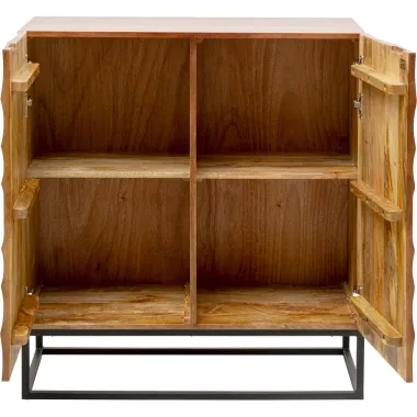 Kare Komoda MADEIRA HELL GOLDEN SUNSET jasnobrązowe mango 100 x 90 x 45cm /  70981