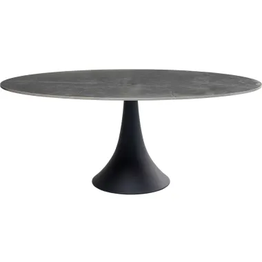 Kare Stół do jadalni GRANDE POSSIBILITA czarny 180 x 75 x 120cm / 85735