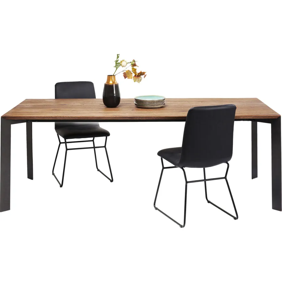 Kare Stół do jadalni PHOENIX drewniany 220 x 77 x 100cm / 83549