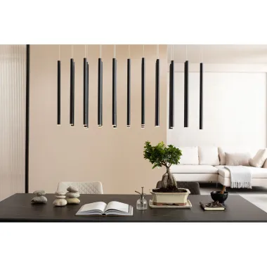 Kare Stół do jadalni GLORIA czarny ceramiczny 200 x 75 x 100cm / 85817