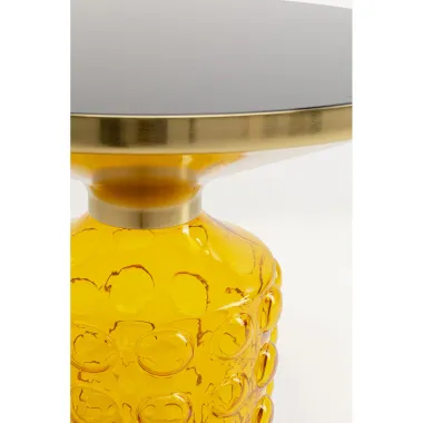 Kare Stolik boczny LOLA SMOKE zółty 50 x 52 x 50cm / 70643