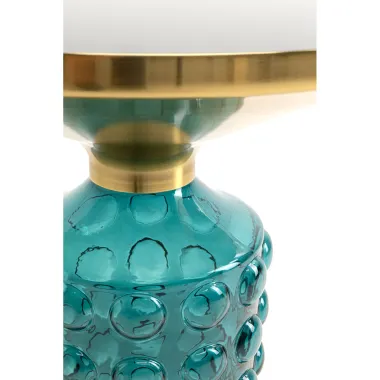 Kare Stolik boczny LOLA SMOKE niebieski 50 x 52 x 50cm / 70648