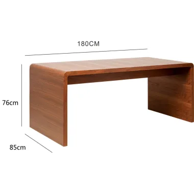 Kare Biurko CLUB Walnut 180 x 76 x 85cm / 86996
