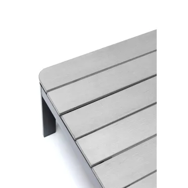 Kare Stolik ogrodowy HOLIDAY czarna 90 x 32 x 71cm / 86208