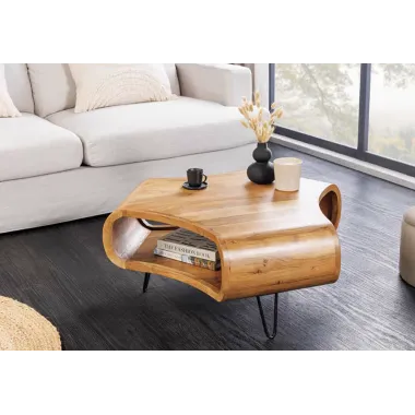 Invicta ORGANIC LIVING Stolik kawowy akacja brązowo miodowa / 47095