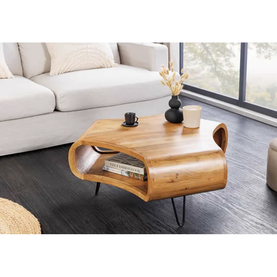 Invicta ORGANIC LIVING Stolik kawowy akacja brązowo miodowa / 47095