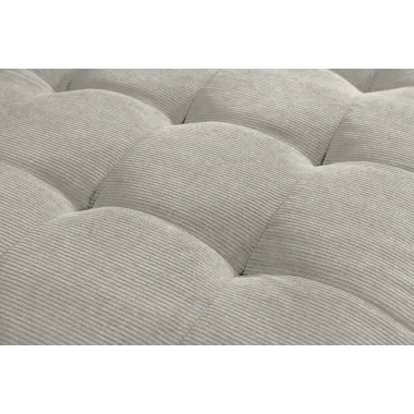 Invicta Sofa narożna STOCKHOLM 3 osobowa szarozielony  sztruks 220cm / 47837