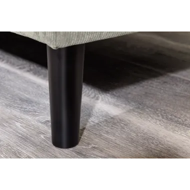 Invicta Sofa narożna STOCKHOLM 3 osobowa szarozielony  sztruks 220cm / 47837