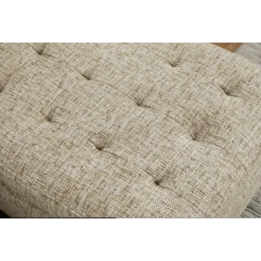 Invicta Sofa narożna STOCKHOLM 3 osobowa tkanina beżowa 220cm / 47838