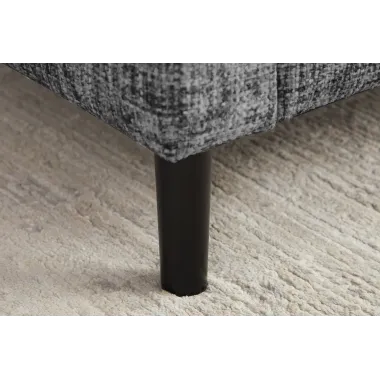 Invicta Sofa narożna STOCKHOLM 3 osobowa szara tkanina 220cm / 47839