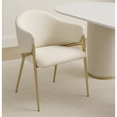 Modig M5-1 Krzesło perłowa biel boucle 60 x 76 x 63cm