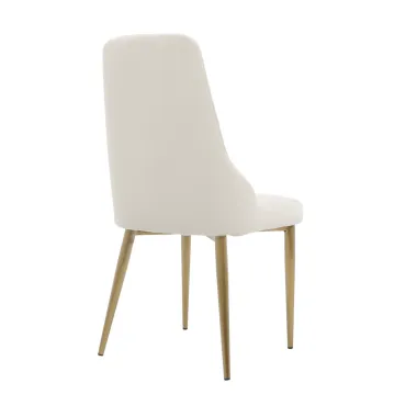 Modig M4-10 Krzesło biały ecru aksamit 60 x 76 x 63cm