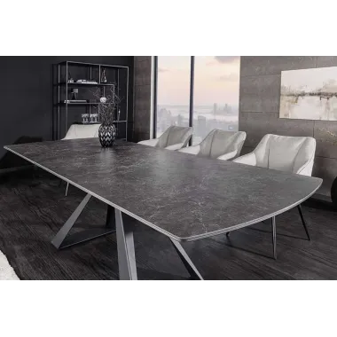 Invicta Stół rozkładany CONCORD ceramiczny grafit 180-230cm / 46499
