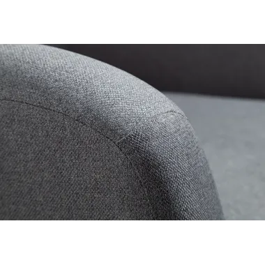 Invicta Fotel uszak DON antracyt  tkanina 88cm / 45964