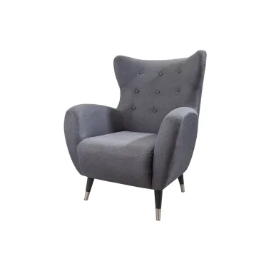 Invicta Fotel uszak DON antracyt  tkanina 88cm / 45964