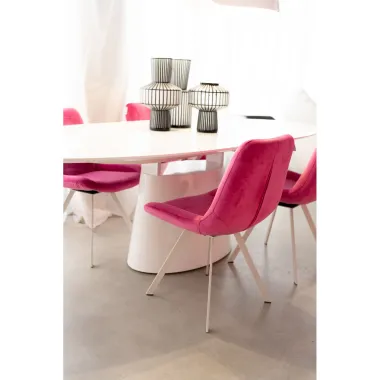 Kare Krzesło obrotowe BARON kremowe 57 x 88 x 63cm / 70916