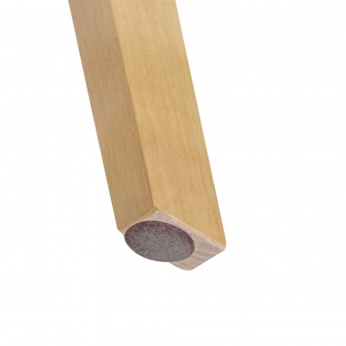 WOHNLING Set of 2 Retro Dining chair Light gray upholstered chair fabric cover backrest Design Kitchen chair