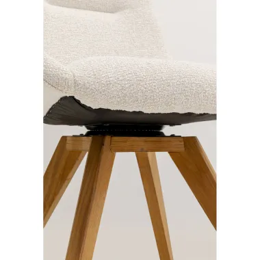 Kare Krzesło obrotowe BROADWAY kremowe 56 x 86 x61cm / 70742