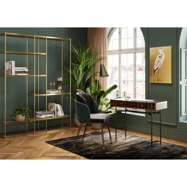 Kare Krzesło HOJAS zielono-szary 52 x 80 x 60m / 85585